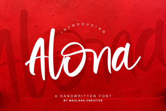 Alona: A Stylish Handwritten Font