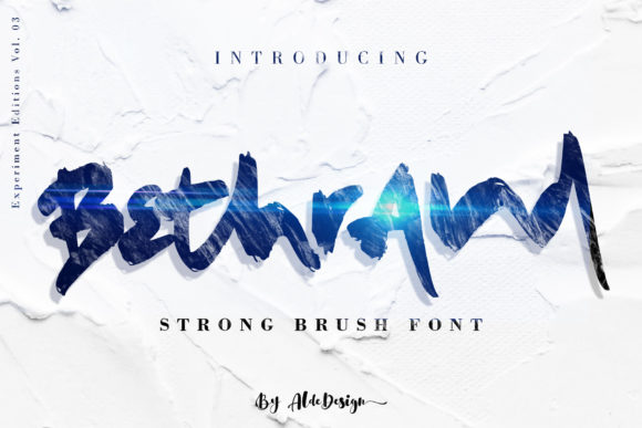 Bethrand: A Handwritten Font for Creative Projects