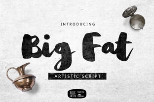 Big Fat: A Bold Handwritten Font
