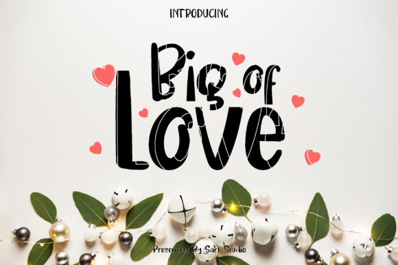 Big of Love Font for Web Design