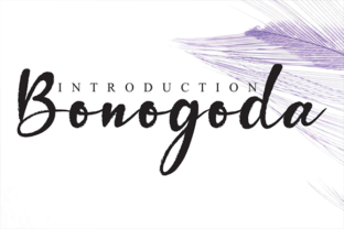 Bonogoda: A Handwritten Font for Creative Projects