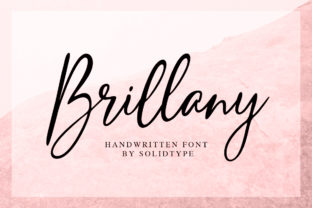 Brillany: A Handwritten Font for Editorial Elegance
