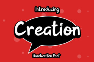 Creation: A Handwritten Font for Editorial Design
