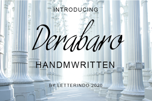 Derabaro: A Magical Script Font