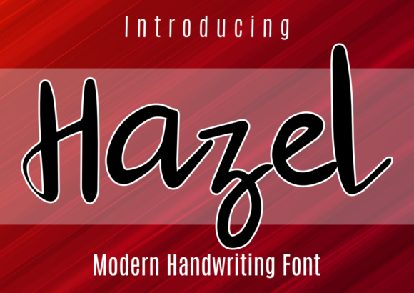 Hazel: A Script Font for Real Projects