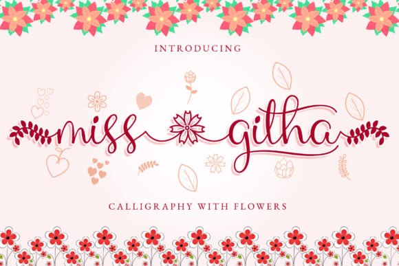 Miss Githa: A Magical Handwritten Font