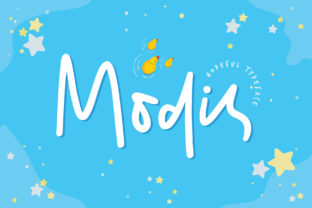 Modis: A Handwritten Font for Creative Makers