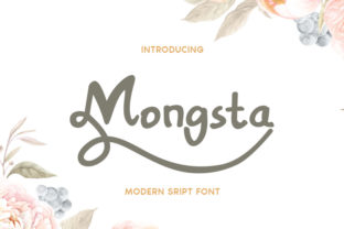 Mongsta: A Magical Handwritten Font