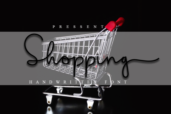 Shopping Font: A Handwritten Touch for Campaigns