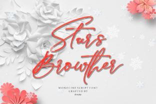 Stars Browther: A Stylish Script Typeface