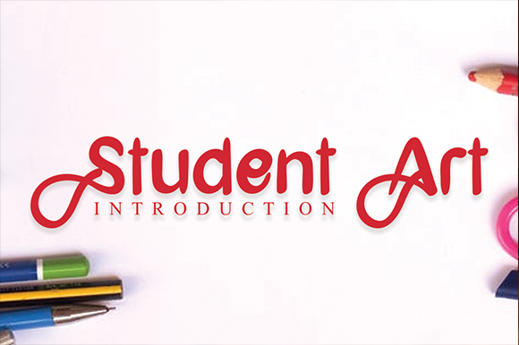 Student Art: A Handwritten Font for Campaign Clarity