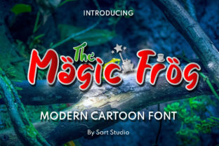 The Magic Frog Font for Creative Crafters